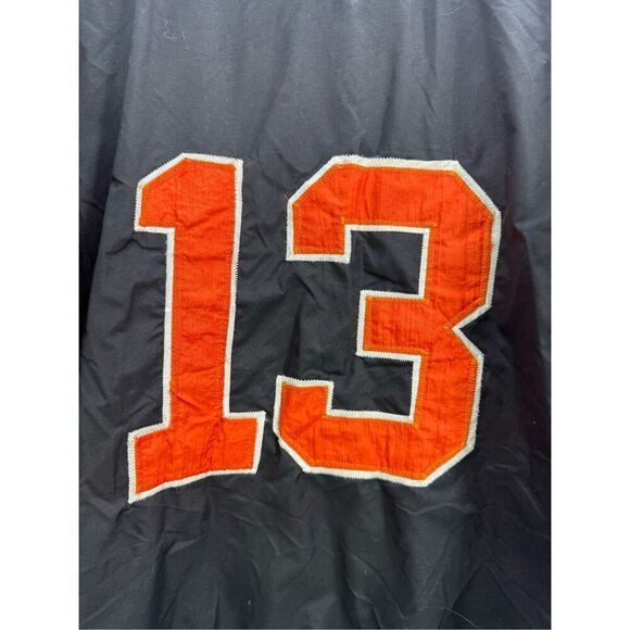 Vintage Rocky Mountain Flame Baseball Windbreaker Sports Jacket Size Medium Stun - Picture 4 of 12